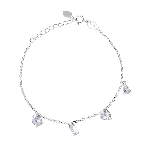 pulseira de prata gotas de luz pulseira de prata gotas de luz